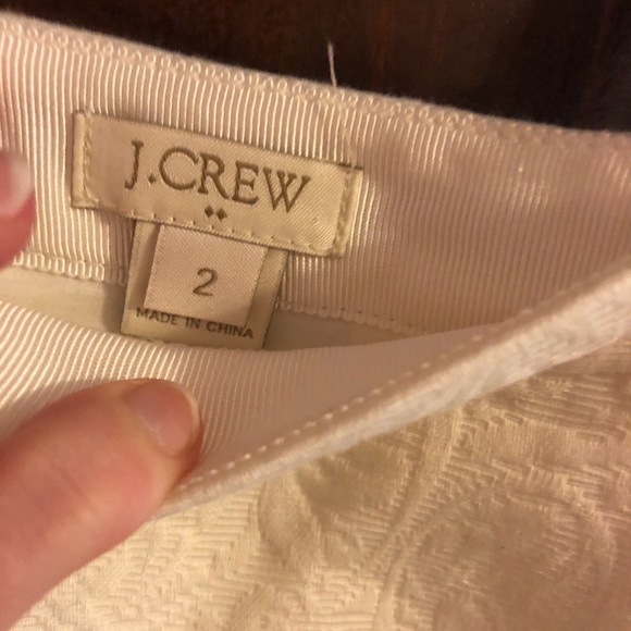 J.Crew ivory mini skirt - Picture 2 of 2